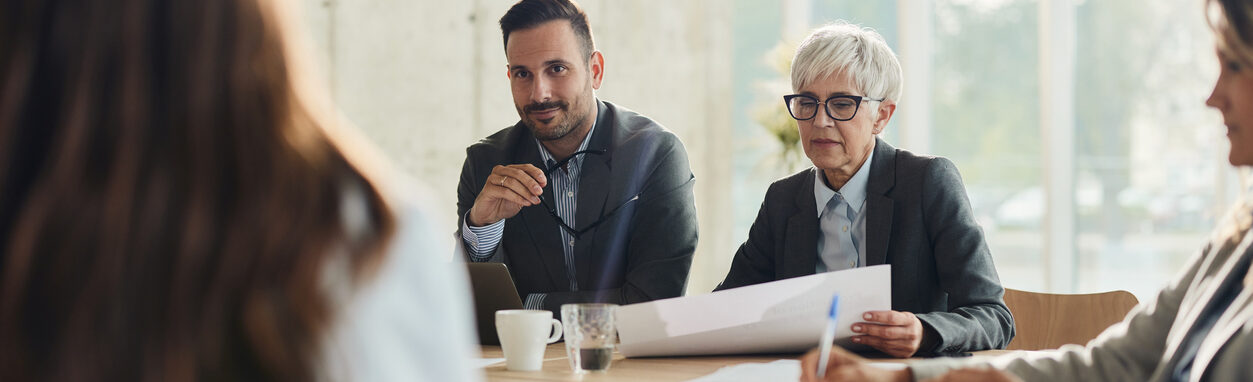 Business meeting in progress