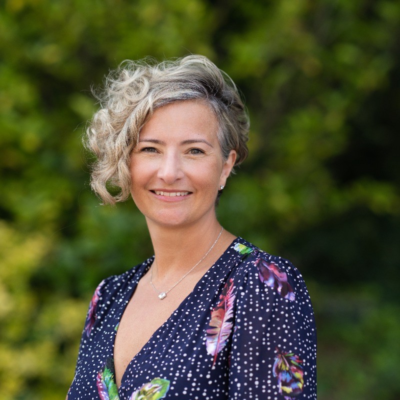 Louisa Hogarty, Noble Foods against a background with tree